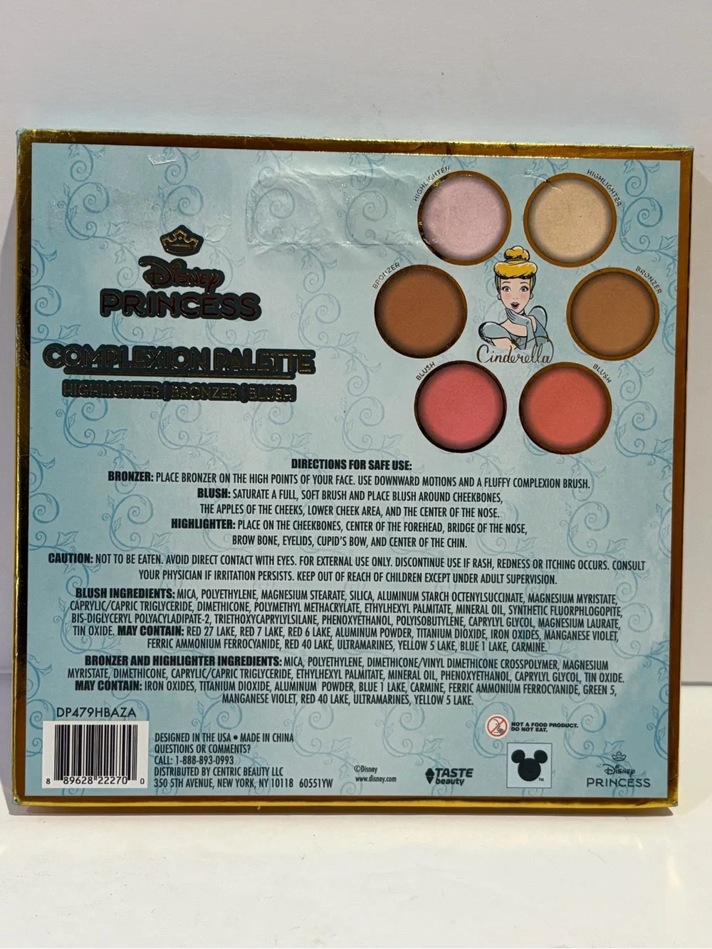 Disney Cinderella Blush Palette NIB